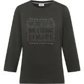 Cecil 3/4-Arm-Shirt mit U-Boot-Ausschnitt