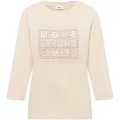 Cecil 3/4-Arm-Shirt mit U-Boot-Ausschnitt