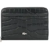 Lacoste Leder Geldbörse Zip Coin Wallet Sinople dunkelgrün