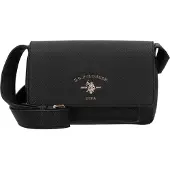 U.S. POLO ASSN. Umhängetasche Stanford Flap Bag Black schwarz