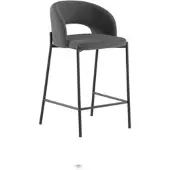 STONES Greta - Grauer Stoffhocker - 2er-Set
