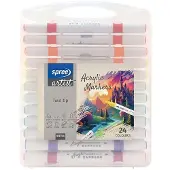 Spree Acrylic TWIN MARKER 24 pcs.