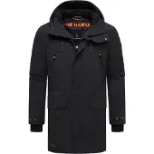 STONE HARBOUR Wintermantel "Kitraan XX" Langer Herren Winterparka mit zahlreichen Taschen