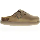 Scholl Clog Fae Chunky Suede Q Damen Dark Beige-Schuhgröße 36