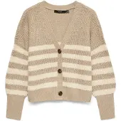 Vero Moda Strickjacke Lea 10249632 Beige Regular Fit