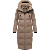 MARIKOO Damen Winter Steppmantel Tikoraa mit abnehmbarer Kapuze