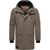 STONE HARBOUR Herren Winterparka Kitraan mit Magnetverschluss & Fleecefutter