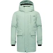 STONE HARBOUR Wintermantel "Emriis XX" Warmer Herren Mantel mit Magnet-Knöpfen