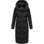 MARIKOO Damen Winter Steppmantel Tikoraa mit abnehmbarer Kapuze