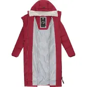Ragwear Wintermantel "Pavla Long" extralanger Winterparka mit Teddyfutter und Kapuze