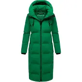 MARIKOO Winterjacke "Tikoraa" mit extra langem Schnitt und hohem Kragen