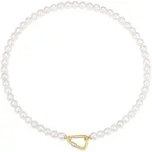 Ania Haie Reimaginer Gold Coloured Shell Pearl Necklace AH-N069-03G