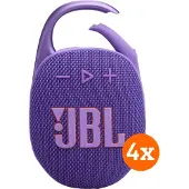 JBL Clip 5 Lila 4er-Pack