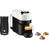 Krups Nespresso Vertuo Pop XN9201 Coconut White + Pierre Milchaufschäumer