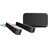 Philips Hue Play Lightbar Schwarz Doppelpack + HDMI Sync Box 8K