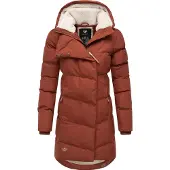 Ragwear Wintermantel "Pavla" stylischer Winterparka mit Teddyfutter und Kapuze