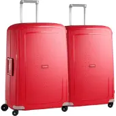Samsonite S'Cure Spinner 75 cm Doppelpack Crimson Red