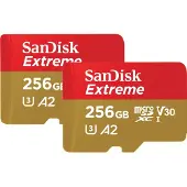 SanDisk microSDXC Extreme 256GB 130 MB/s Doppelpack