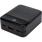 BlueBuilt Powerbank 10.000 mAh mit Schnellladefunktion Schwarz