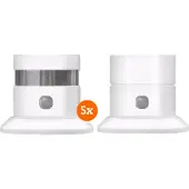 KlikAanKlikUit ZSDR-850 Rauchmelder (3 Jahre) 5er-Pack + Kohlenmonoxidmelder