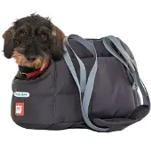 Sonstiges DOCTOR BARK Hundetragetasche grau XL (50x36x30cm)