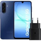 Samsung Galaxy A17 128GB Blau 5G + Ladegerät 25 Watt Schwarz
