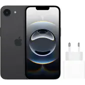 Apple iPhone 16e 128GB Schwarz + Schnellladegerät