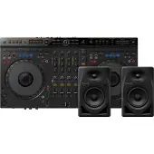 AlphaTheta DDJ-GRV6 + Pioneer DJ DM-40D-BT Schwarz