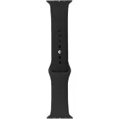 BlueBuilt Silikonarmband Schwarz für Apple Watch 40/41/42 mm