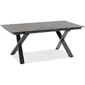 Niehoff Strato Ausziehtisch mit Klappeinlage 100 cm Eisen/HPL