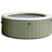 Intex 28426NP Whirlpool PureSPA Bubble olivgrün 196cm 4 Personen Outdoor Spa