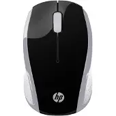 HP Wireless-Maus 200 (Pike Silver), Beidhändig, Optisch, RF Wireless, 1000 DPI, Silber