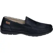 Pikolinos Herren Slipper Mokassin Halbschuh Leder Marbella M9A-3111, Größe:42 EU, Farbe:Schwarz