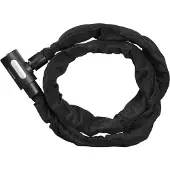 Hama 00178138, Kettenschloss, Schwarz, Kunststoff, Stahl, Schlüssel, 1200 mm, 825 g