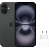 Apple iPhone 16 Plus 128GB Schwarz + Schnellladegerät