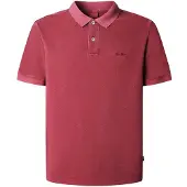Pepe Jeans Herren-Poloshirt, kurzärmelig, rot