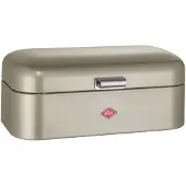 Wesco Brotkasten "Grandy", (1 tlg.), Metallscharniere/Gummistopper Deckel+Boden /Lüftungslöcher / Griff