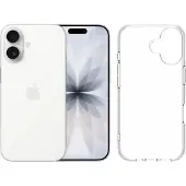 Apple iPhone 17 256GB Weiß + BlueBuilt Protective Backcover Transparent