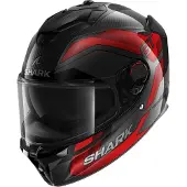Shark Spartan GT Pro Ritmo Carbon Carbon Rot Chrom DRU Integralhelm Größe S