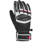 Reusch Handschuhe Herren Mastery Black / White / Fire Red-7.5
