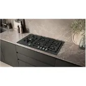 Siemens iQ500 EP9A6MI40 IT, Schwarz, Integriert, 90 cm, Gaskochfeld, Gehärtetes Glas, 5 Zone(n)