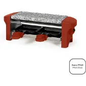 Livoo Raclette-grill für 2 personen, 350 w, rot DOC156RO