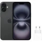 Apple iPhone 16 Plus 256GB Schwarz + Schnellladegerät