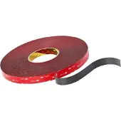 3M Klebeband 4611F grau 9 mm Rolle mit 33 Meter