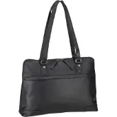 The Chesterfield Brand Schultertasche mit Laptopfach Branson Shoulderbag Black schwarz