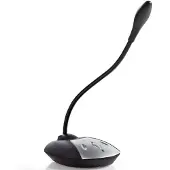 Nedis Microphone for use with: Desktop/Notebook Wired USB-A Male On/Off Switch Headphone Output