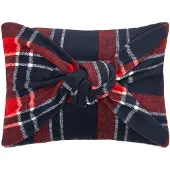 PAD Dekokissen "TARTAN BOW, Made in Europe" Kissenhülle ohne Füllung, Karo-Design, 1 Stück, 30x40 cm