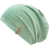 Chillouts Beanie "Memphis Hat", Damen, bunt (türkis orange), Web, Materialmix, meliert, Mützen Beanie, schnell trocknend, robust, formbeständig, doppellagig