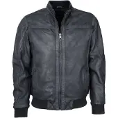 Jcc Lederblouson 31020348 Herren graphite 3XL