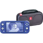 Nintendo Switch Lite Blau + Bigben Schutztasche